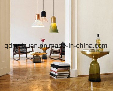 Small Tea Table Nordic Design Interior Glass Tea Table Bell Table FRP Custom Furniture (M-X3741)