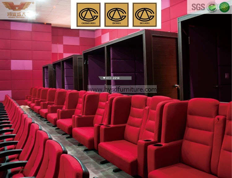 Modern Furniture Blue Auditorium Chairs Hall Seatings (HY-9011)