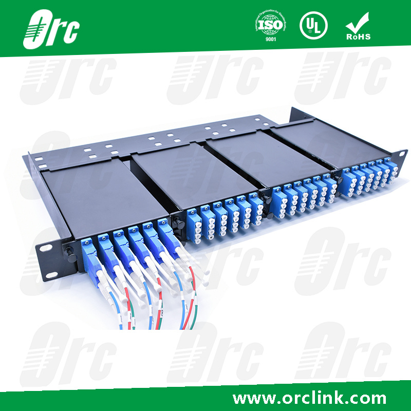 Data Center/Rack/96f 1u Rack MPO-LC with Front Cover