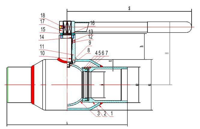 Zhejiang Fully Welded A106 Ball Valve with Handle for Gas