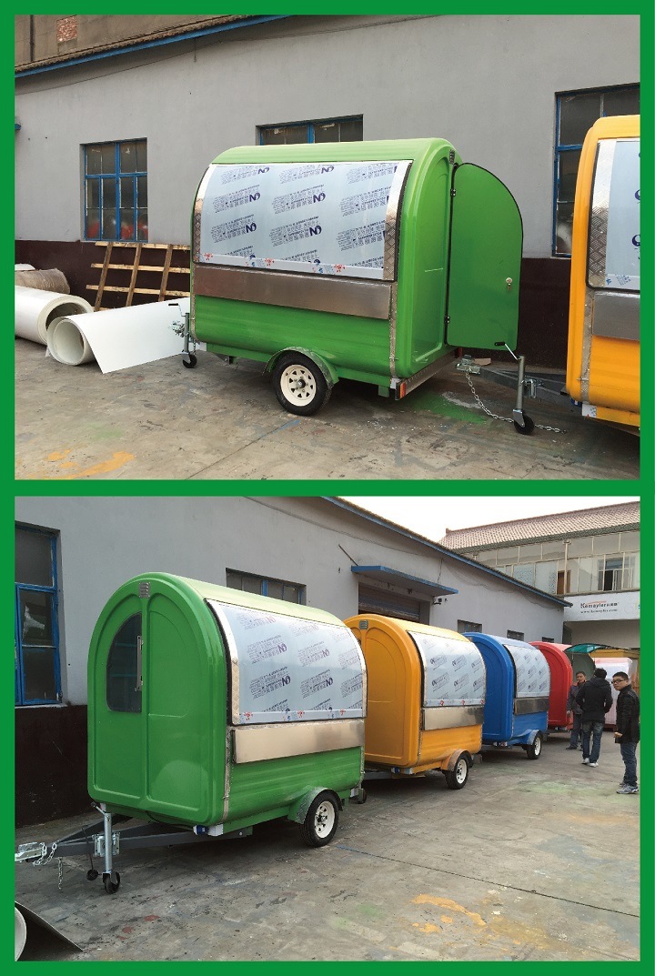 Mobile Food Scooter Caravan Donut Food Van for Sale