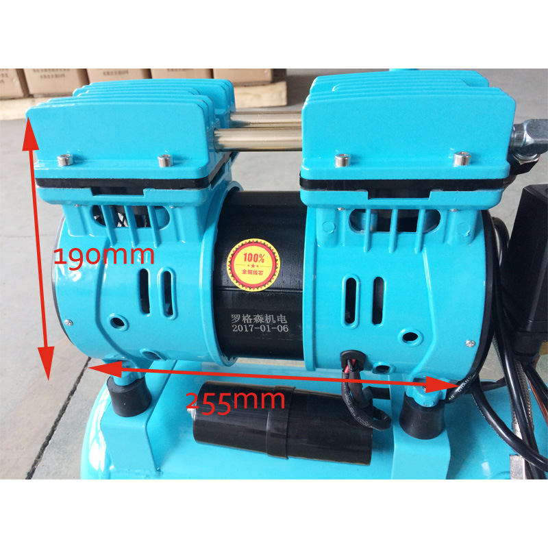 9L 600W Mini Piston Silent Oilless Air Pump Compressor