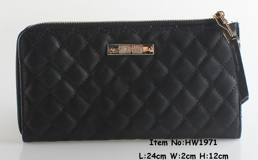 Fashion PU Women Quilting Wallet (HW1995)