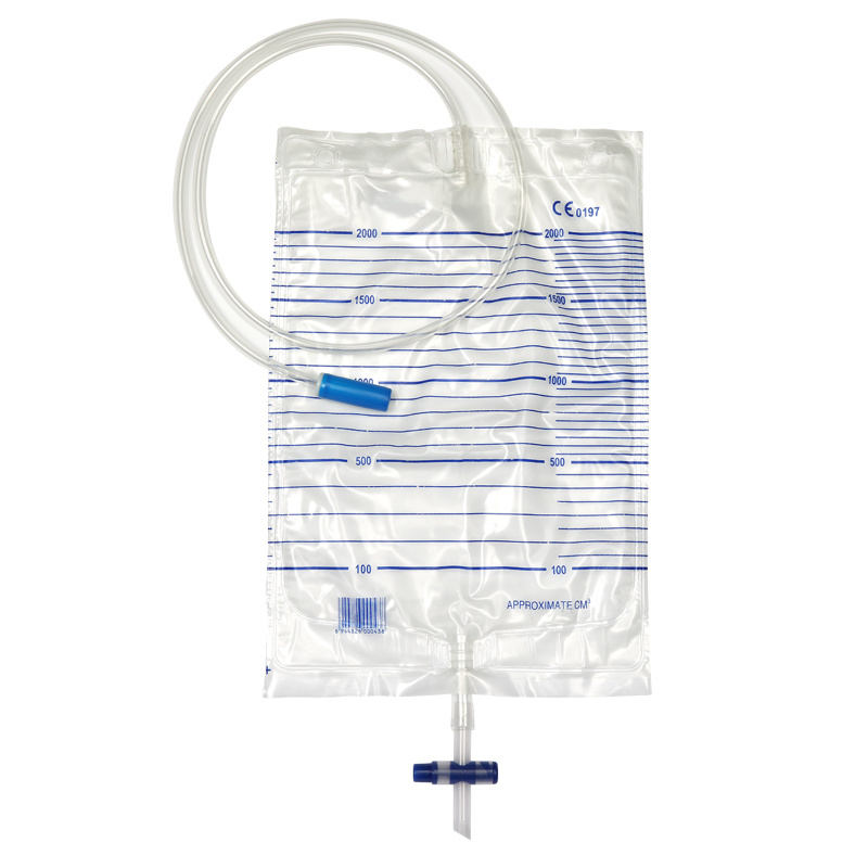 Medical Disposable Urine Bag with Push Valve