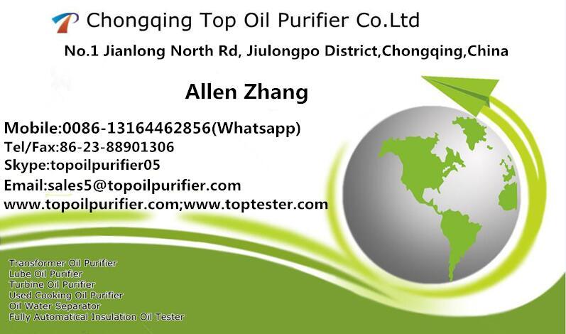 Turbine Used Lubricating Oil Purify Equipment Ty-50