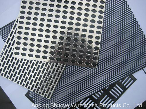 PVC Coated Aluminum Perforated Metal Steel Mesh