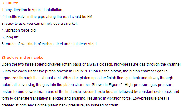 Fp-M Series Pneumatic Piston Vibrator