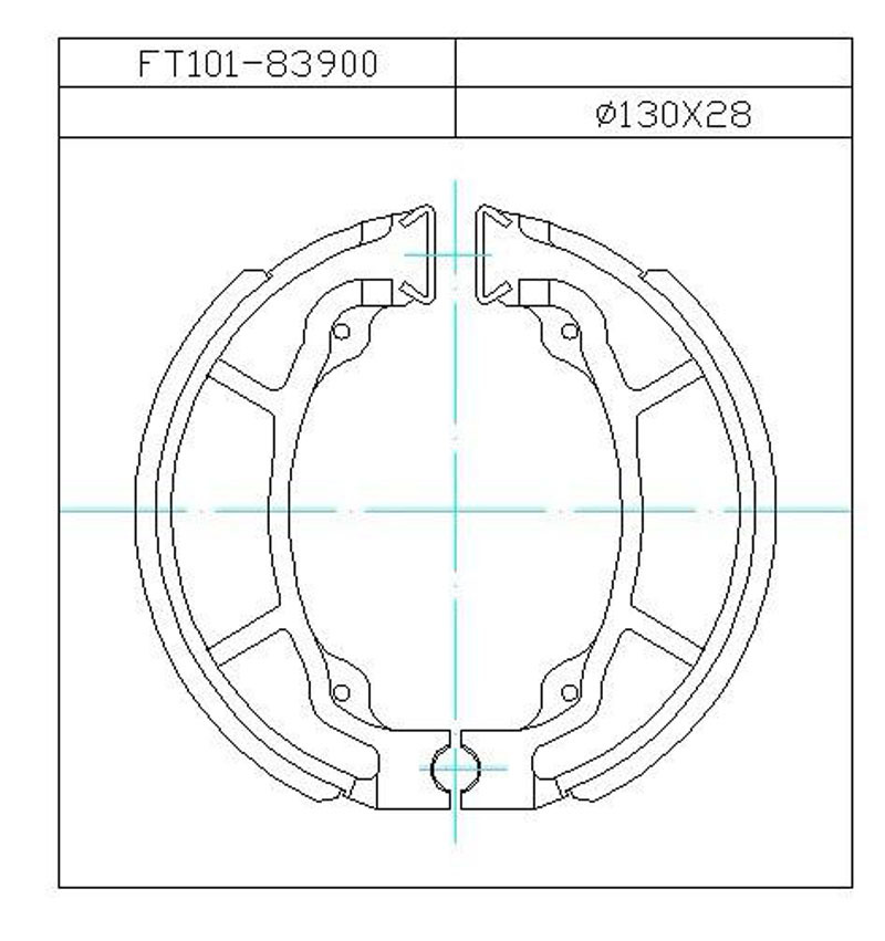 OEM Motorbike Brake Shoe, Motorcycle Brake Shoe for Motorcycle