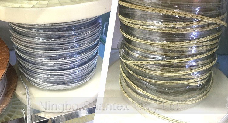 Transparent PVC Long Chain Zipper with Metal Teeth Closed End