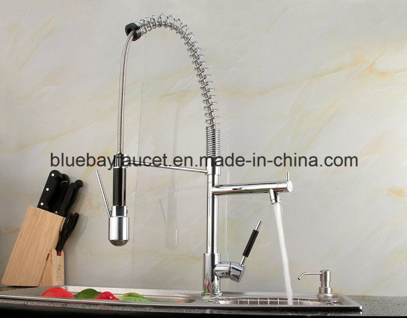 Pull out LED Kitchen Sink Mixer with Spray Head