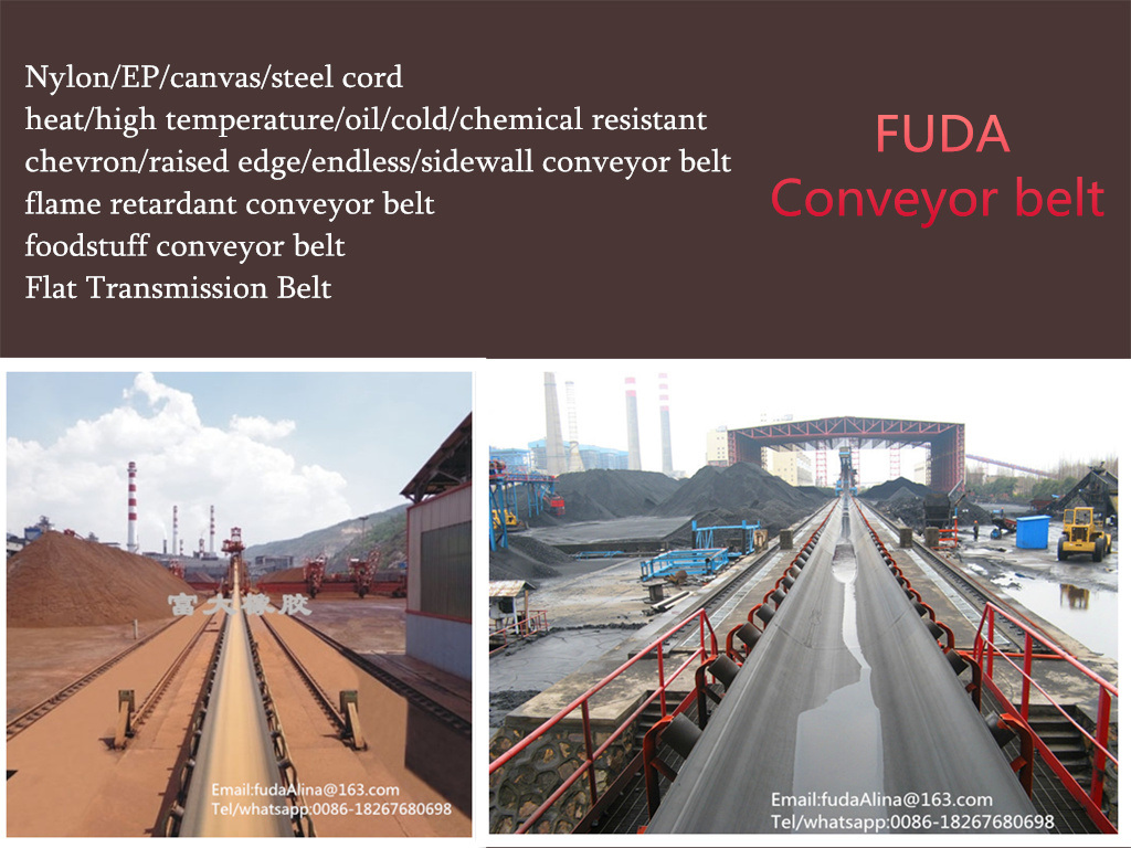 China Wholesale Market Conveyor Belt for Transportation and Sidewall Conveyor Belt for Conveyor