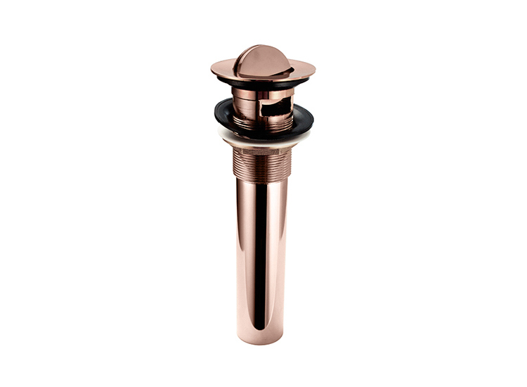 Gold Color Fexible Hose Basin Pop up Drain