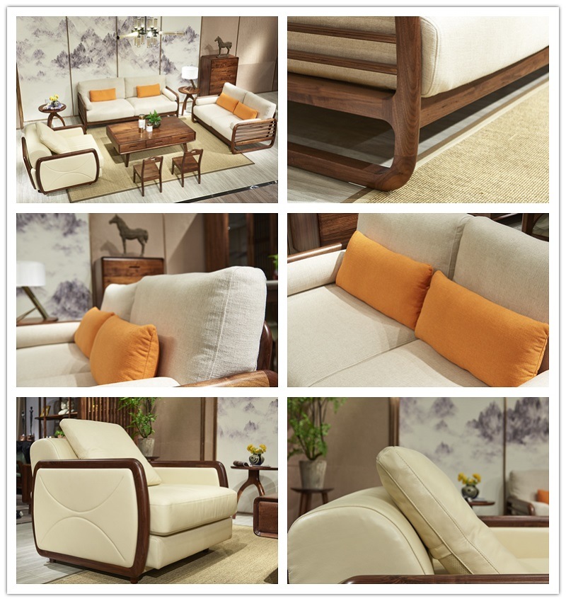 European Home Furniture Living Room Fabric Sofa Set Furniture (HCS02)