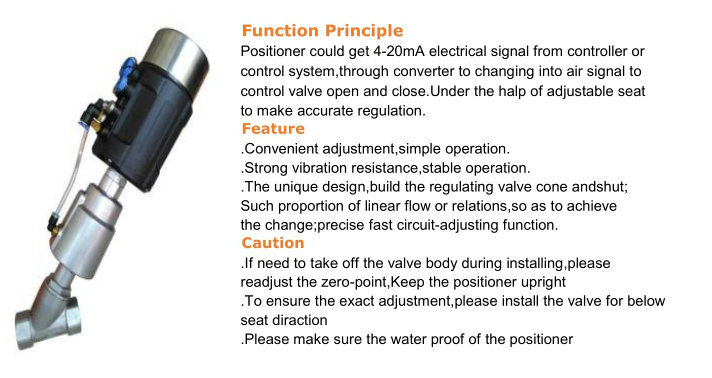 Inteligent Proportional Control Angle Seat Valve