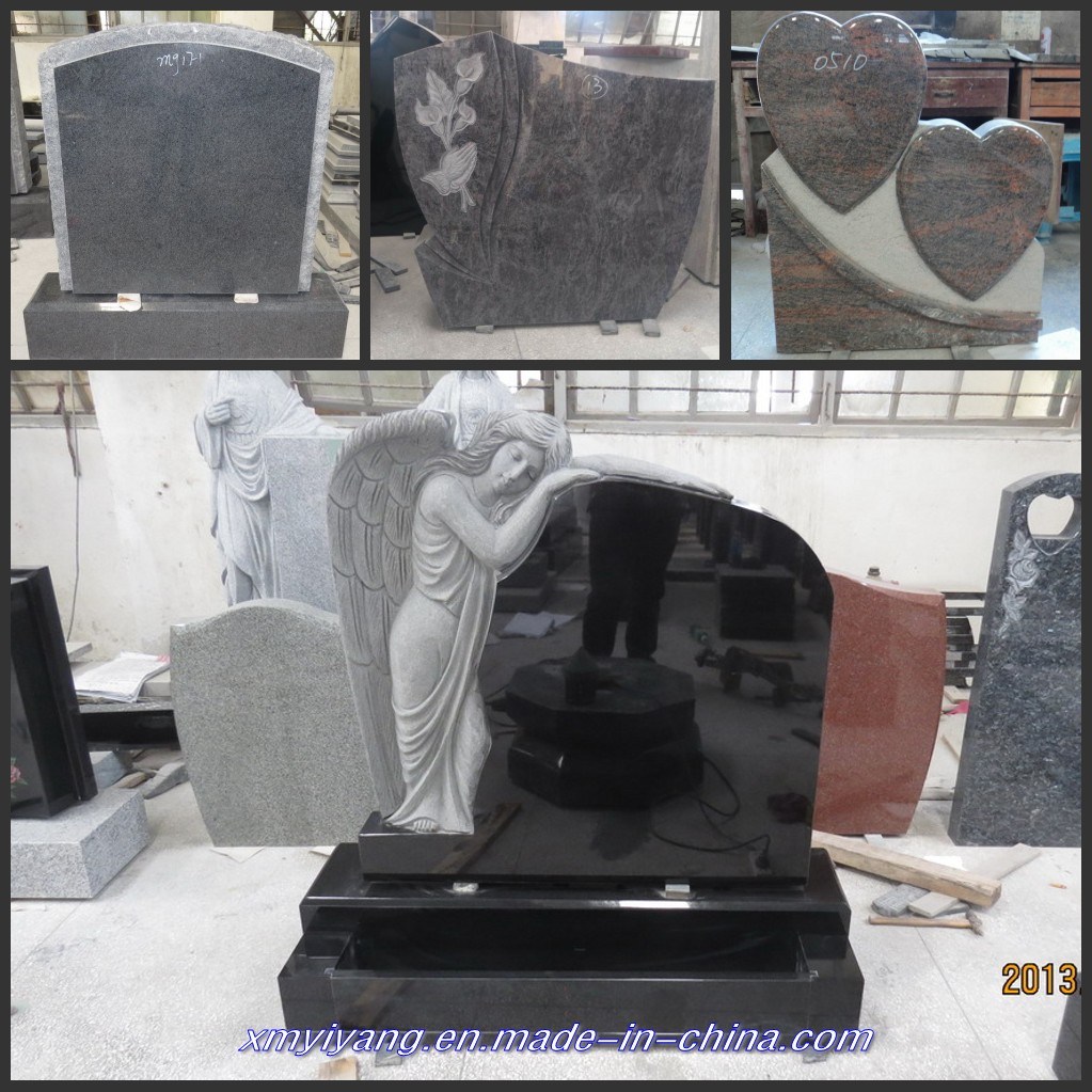 Russian Style Granite Tombstone / Headstone / Monument with Custom Design