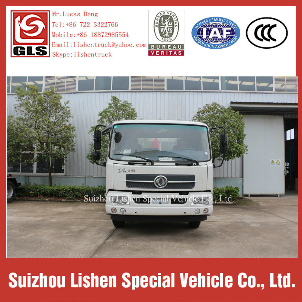 Swing-Arm Garbage Truck for Sale 8 Cbm Capacity Hook Arm Garbage Vehicle