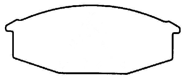 D166 Backing Plate for Brake Pad