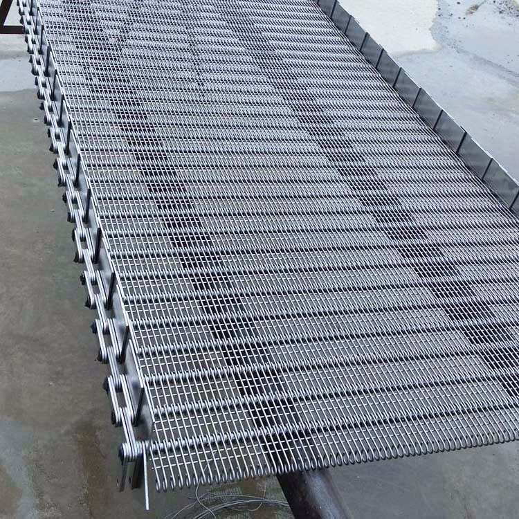 Manufacturer Eye Flex Conveyor, 304/316 Eye Link Wire Conveyor Belt