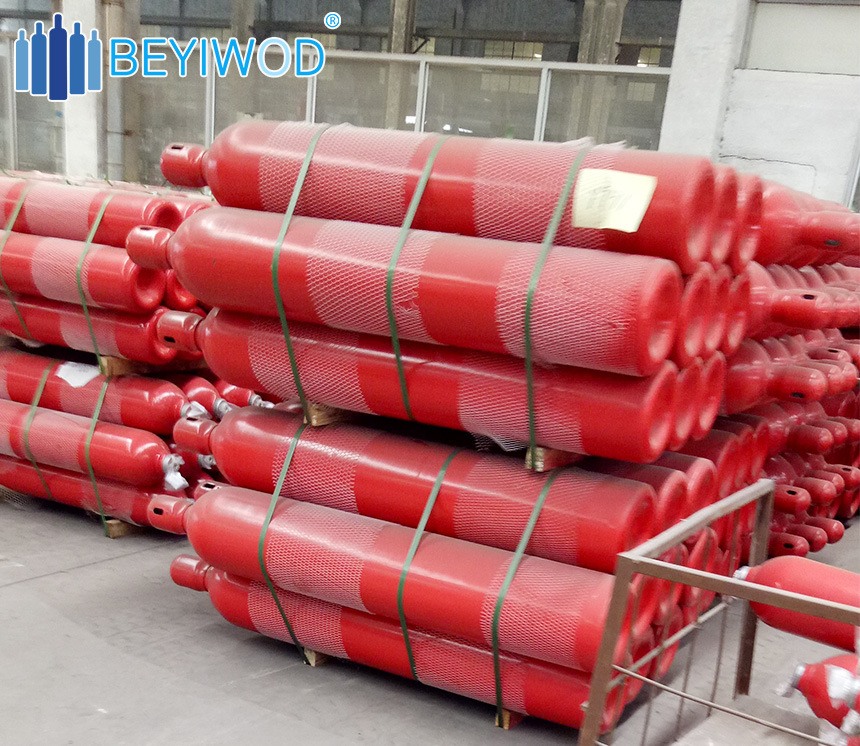 Higgh Pressure 68L Steel CO2 Gas Cylinder for Fire Extinguish