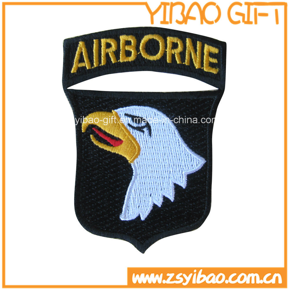 Custom Woven Embroidery Blood Patch with Magic Tape (YB-ST-008)