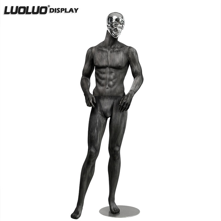 193cm Height FRP Male Full Body Floorstanding Fashion Display Mannequin