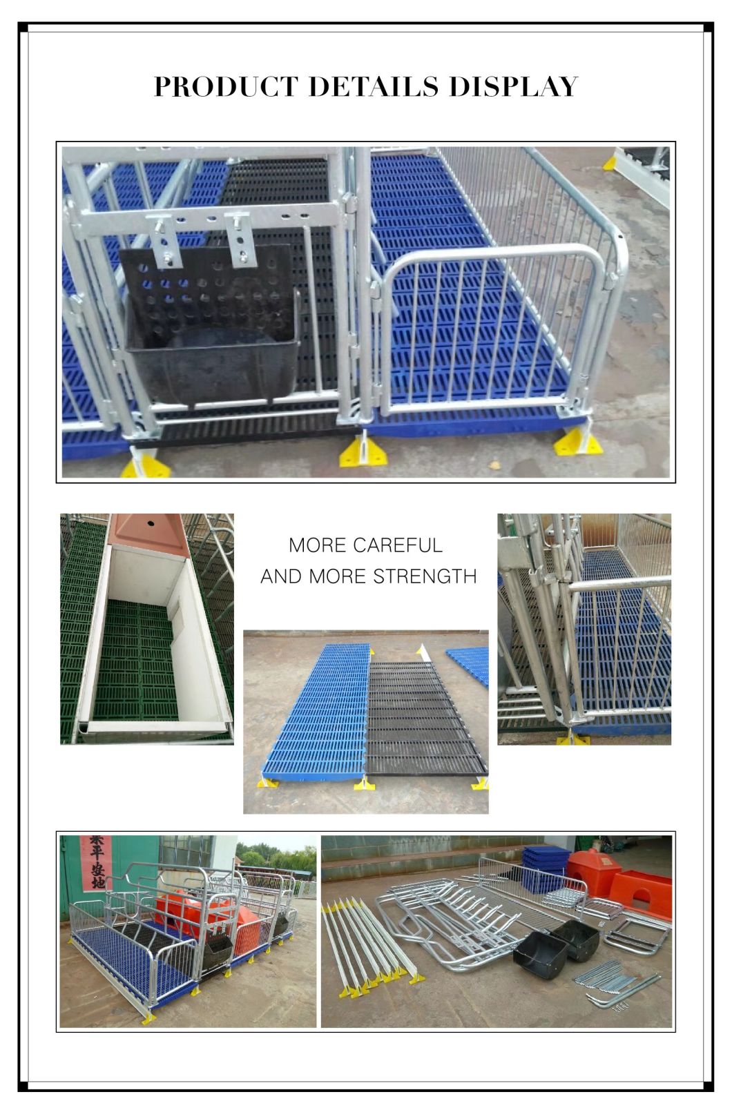Type Customed High Hardness Farrowing Crate for Sale