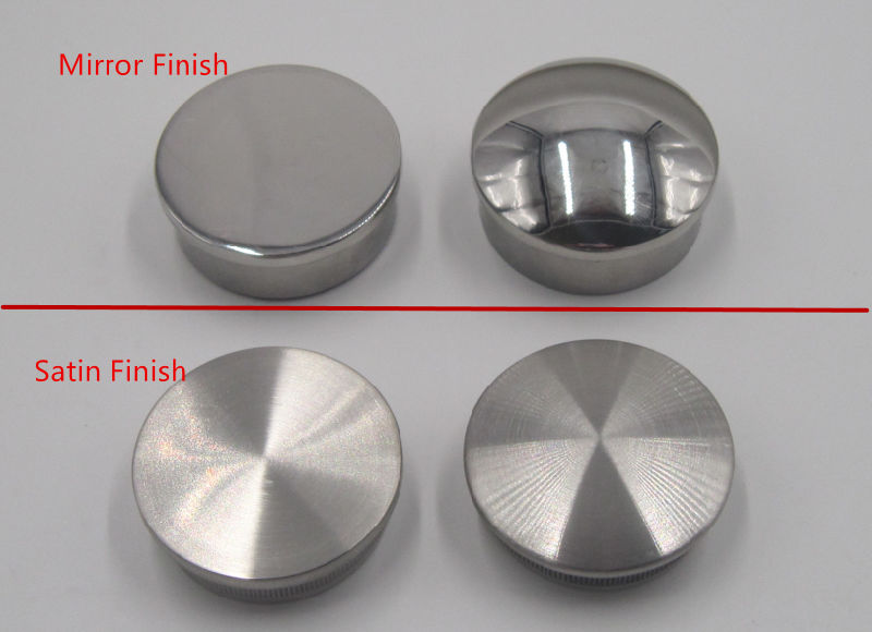 Stainless Steel Handrail End Cap for Glass Railing and Balustrade