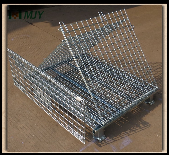 Metal Wire Mesh Cage Wire Container Mjy-Spc01