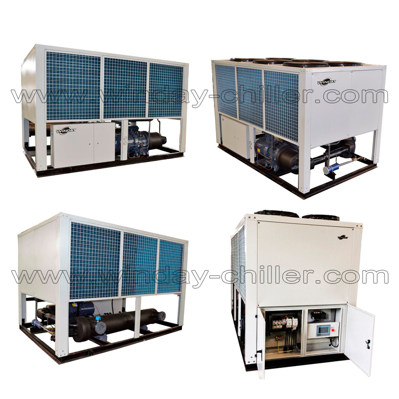 Shopping Mall HVAC High-End Air Cooled Screw Type Industrial Chiller