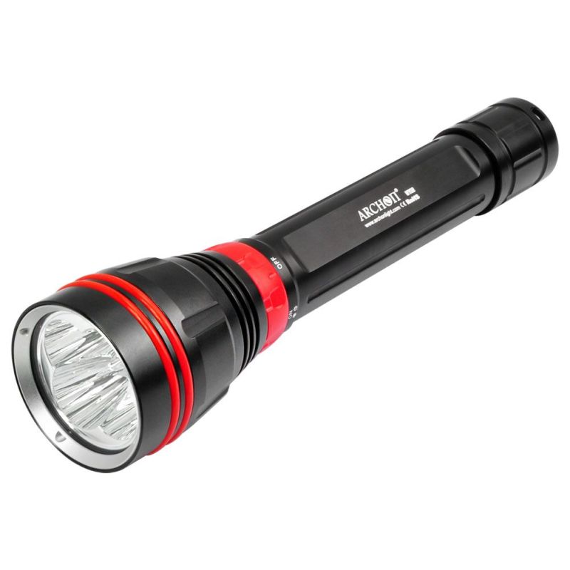 Portable Light Weight Primary Diving LED Flashlight 4000lumens