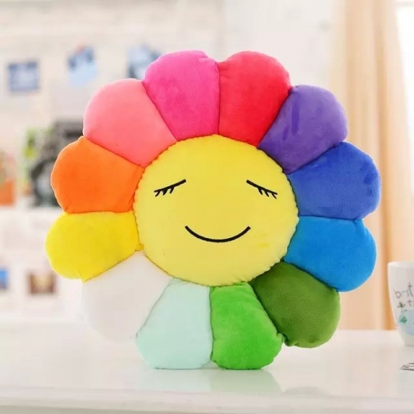 Plush Sunflower Smile Face Tatami, Kids Chair, Sofa, Mat