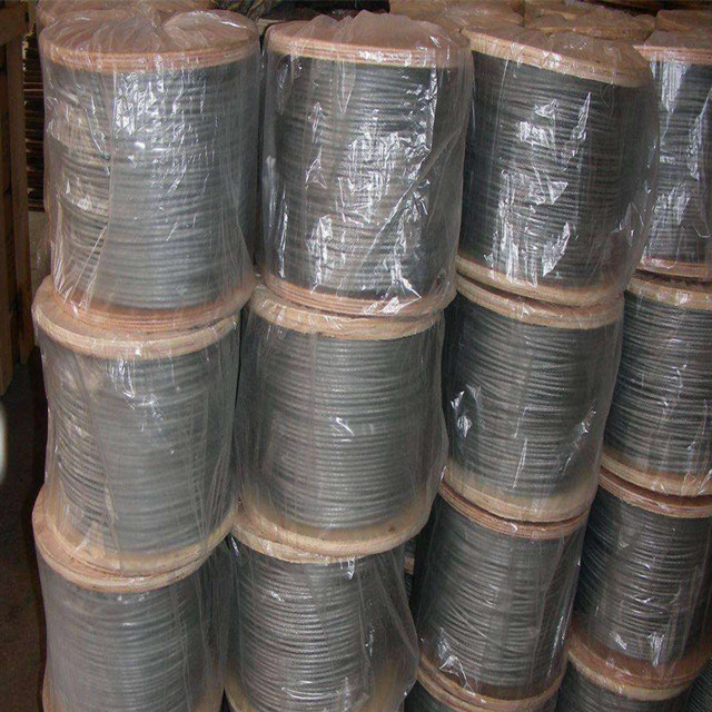 6*7+FC Hot DIP Galvanized Steel Wire Rope From Regina