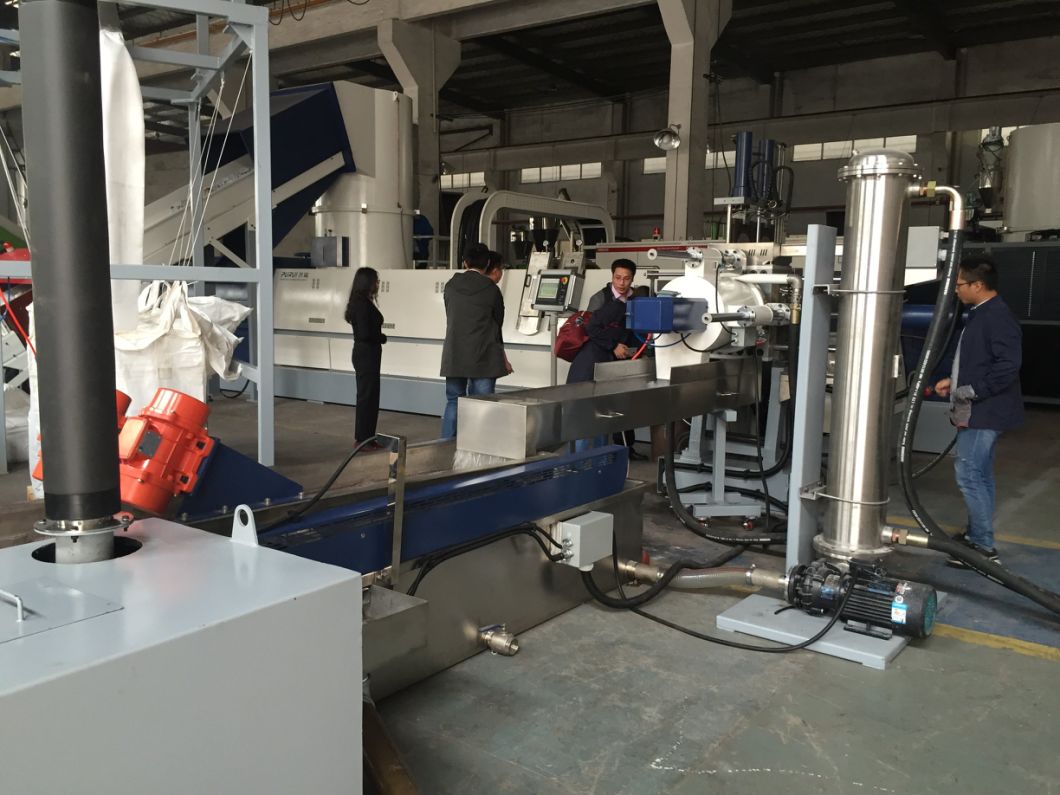 Two Stage Plastic Granulating Machine for PE Film and Bottle Scraps