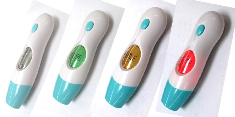 The Most Popular Tricolor Backlight Electronic Digital Human Body Thermometer Infrared Forehead Thermometer Ear Thermometer