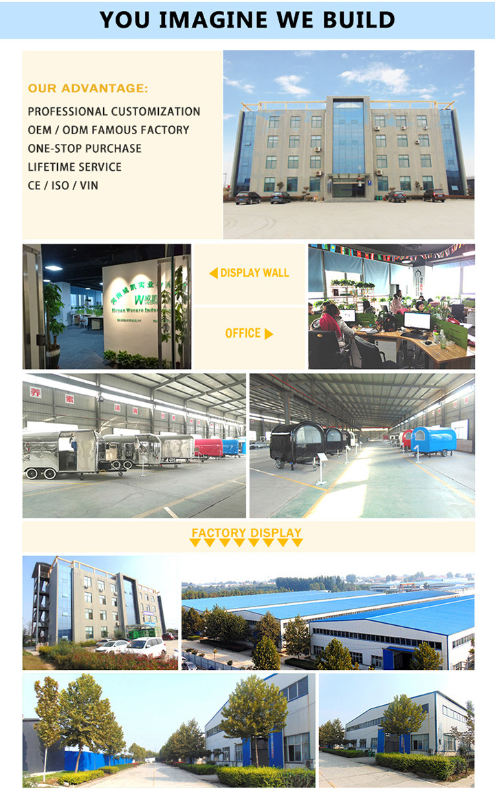 China Supply Customized Food Van Ce Approved