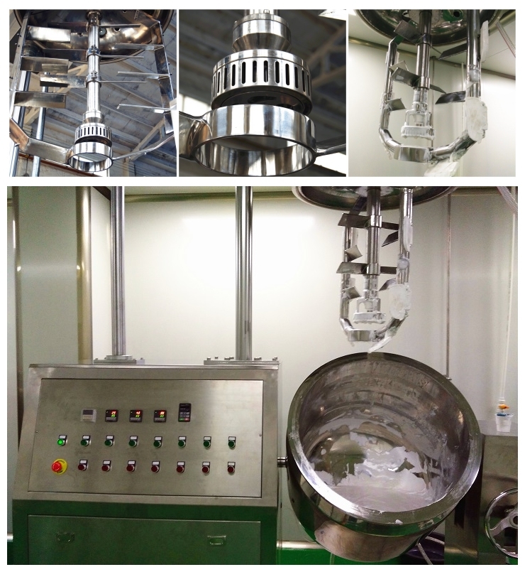 Zjr Vacuum Emulsifying Homogenous Mixing Pot for Cosmetic