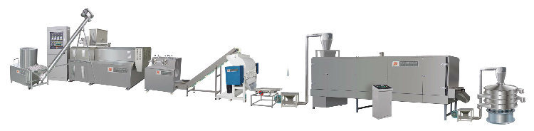 Twin Screw Panko Bread Crumb Process Line Extruder Machine