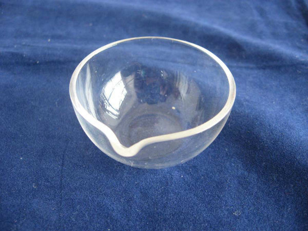 High Quality Polishing Clear Quartz Evaporating Dish for Melting