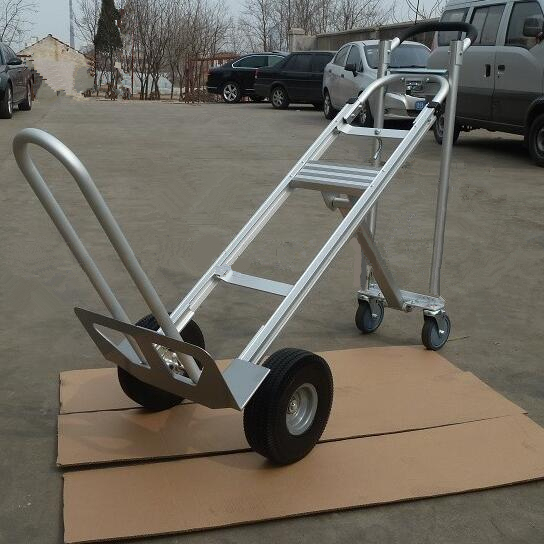 Heavy Duty 3in1 Aluminum Foldable Paltform Hand Trolley/Truck for Euro Market