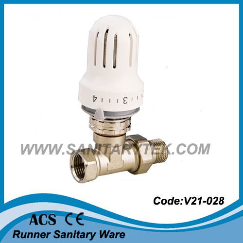 Brass Thermostatic Radiator Valve (V21-029)