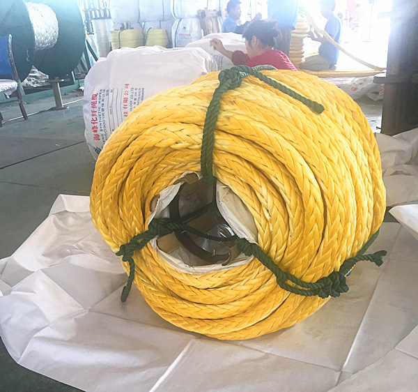 12 Strand UHMWPE Rope with Splice Eyes Both Ends
