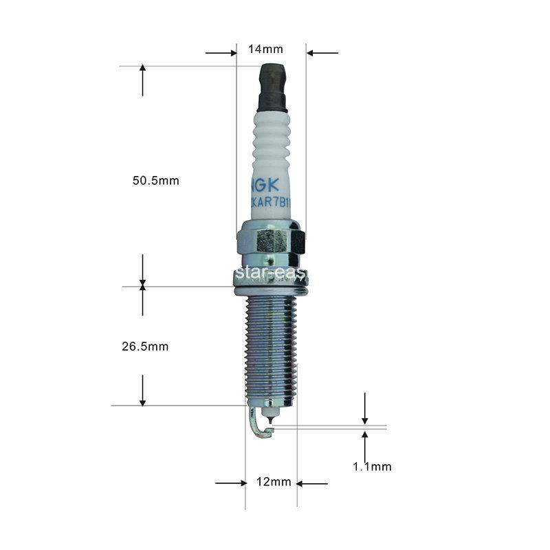 Iridium Power Spark Plug for Subaru Ngk Silzkar7b