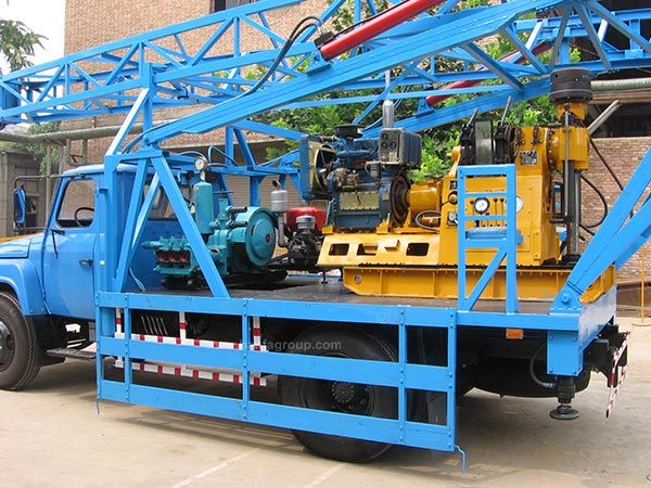 Portable Truck Mounted Borehole Water Well Drilling Rig for Sale