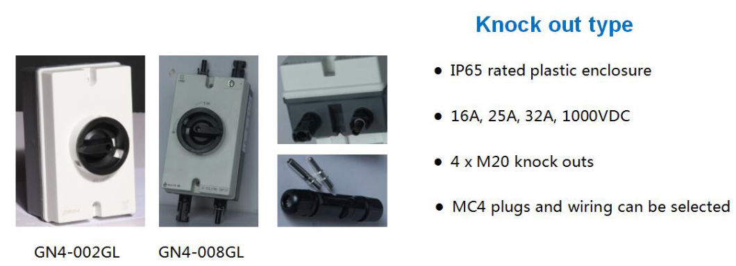 Solar Power 4p 25A DC Isolation Switch