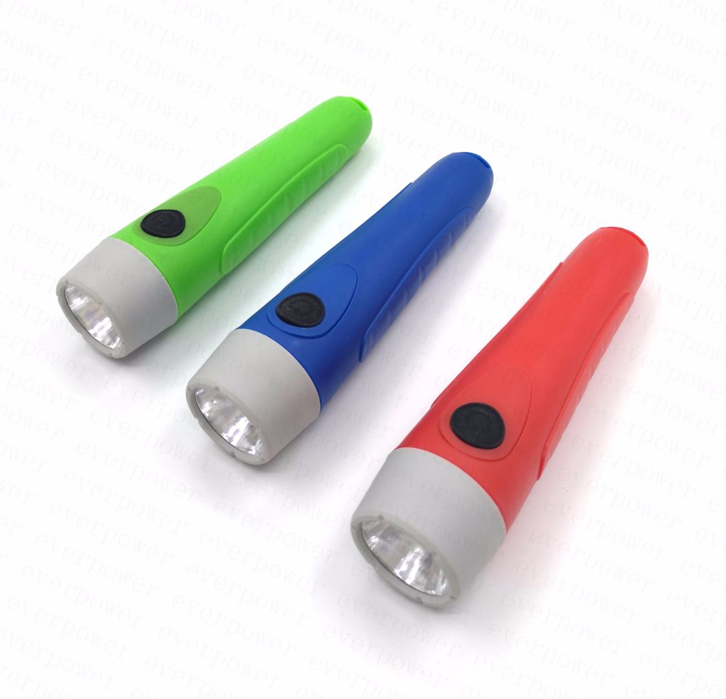 Promotion Colorful Portable Plastic LED Flashlight