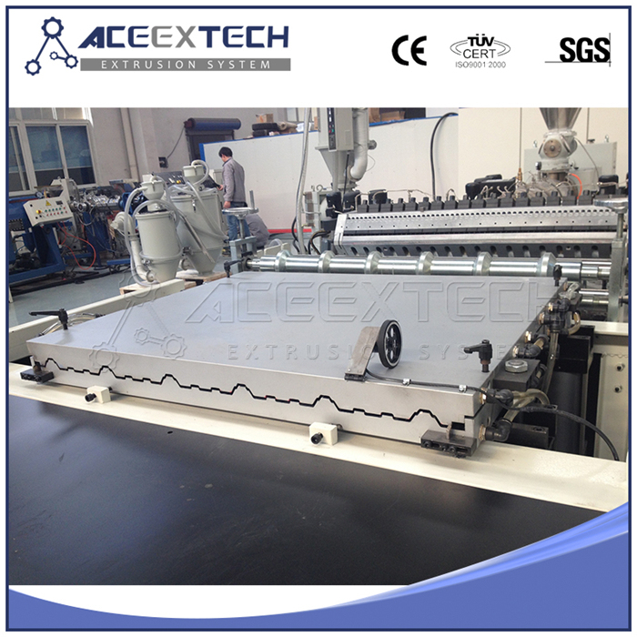ASA PMMA Coated Plastic PVC Corrugated/Trapezoid/Wave/Transparent/Translucent/Rroof Tile/Sheet Extrusion Production Extruding Making Extruder Machine