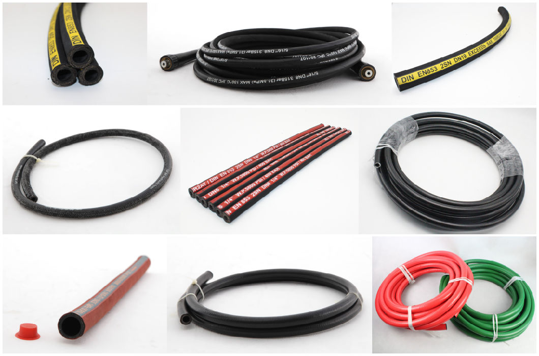 SAE 100r1 1sn High Pressure Steel Wire Braided Hydraulic Hose