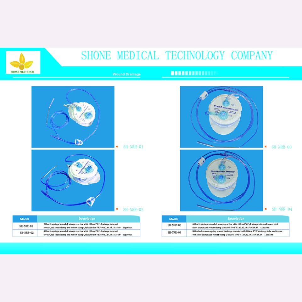 Surgery Disposable Spring Wound Drainage System