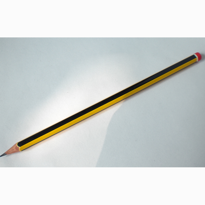 Black/Yellow Stripe Pencils Hb with DIP End (1616)