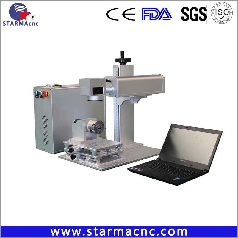 Metal Laser Engraver Machine 20W Fiber Laser Marking System